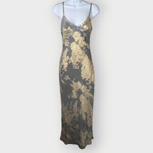 NEW Fashion Nova Metallic Slip Dress | S | Gold Silver Bias | Clubbing Going Out